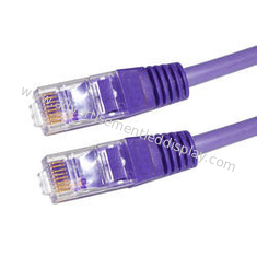 Пурпурный мужчина кабеля соединителя сети до мужские/женские 22 - кабель Lan 26AWG 3m