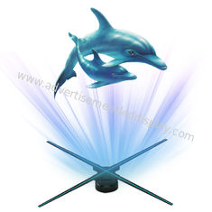 Реклама Hologram Wifi 3d показывает крытое вентилятора 1600x720 СИД портативное