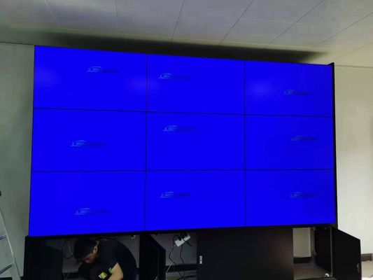 46 дюймовые большие видеостенные дисплеи, 3х3 светодиодные видеостены прямо вниз